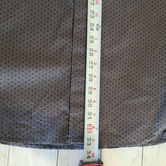 Vintage Diesel Mens Long Sleeve Shirt Gray Embroidered Sun Fade Grunge Lg - Picture 8 of 9